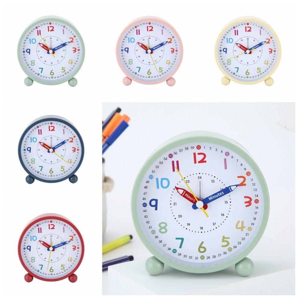 Pencil Design Children's Alarm Clock Portable Desk Clock Time Planning Clock Students Learning