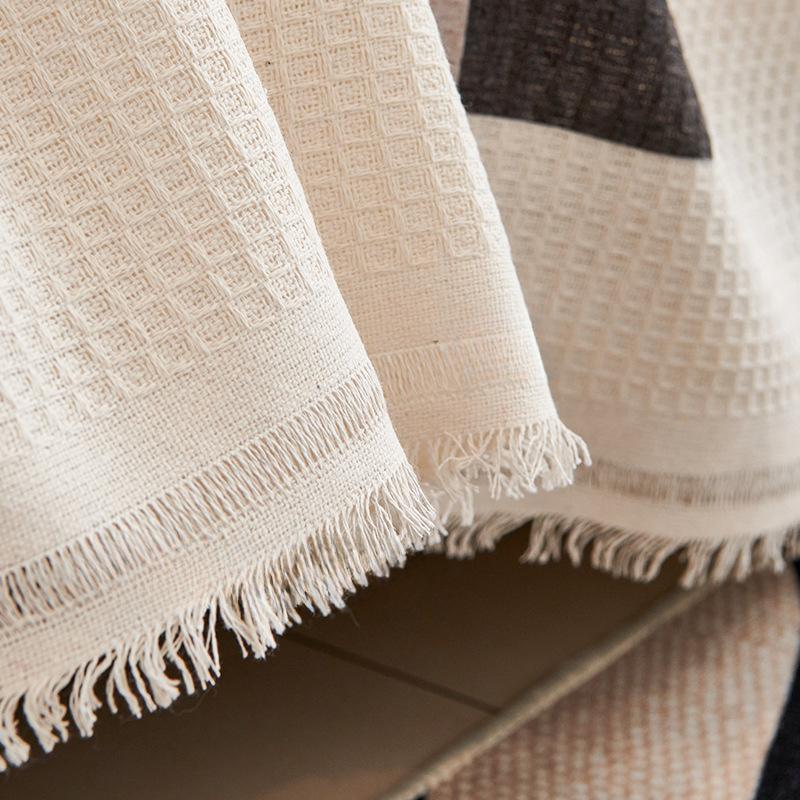 Клетчатое полотенце для дивана, чехол для всего дивана, простой стиль, вафельный чехол для дивана, универсальный чехол, универсальный нескользящий чехол для дивана, подушка