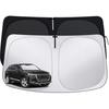 Windshield Sun Shade Compatible With Hyundai Sonata -2025, Front Window Shades  Fit For Sonata, Foldable Car Sun Shield With Steering Wheel Sunshade