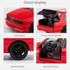 1:36 M3 Спортивный Автомобиль Модель Игрушка Сплавной Кузов Резиновые Шины Миниатюрные Автомобили Двери Открываются Оттяни и Поехали Модели Интерактивные Игрушки