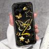 Для Xiaomi 15T 14T 12T 15 14 13 12 Pro 12X 12S 5G Чехлы для телефона с красивыми бабочками и буквами Прозрачные силиконовые противоскользящие задние крышки Для Xiaomi Casing