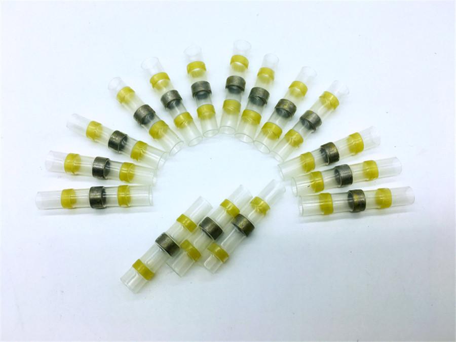 Новые 102 шт. термоусадочные обжимные клеммы встык, водонепроницаемая изоляция, электрические соединители встык