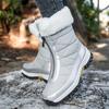 35-42women's High-top Cotton Shoes Boots Large-size Outdoor Anti-slip Waterproof Women's Snow Boots