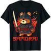 FLYEHI Funny Cute Kawaii Teddy In Samurai Ninja Outfit T-Shirt