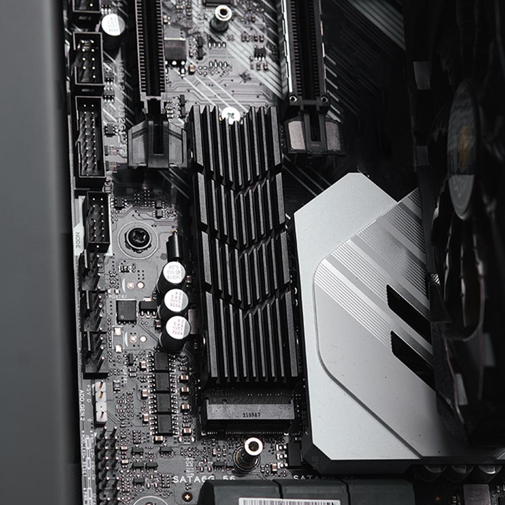 Радиатор M.2 SSD Nvme NGFF, радиатор, полая алюминиевая система охлаждения NGFF, радиатор с термопрокладкой для игровой консоли M2 2280 PS5