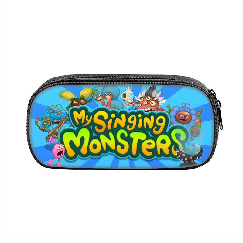 Пенал My Singing Monsters Нейлоновый Органайзер Для Учеников С Веселым Мультяшным Дизайном