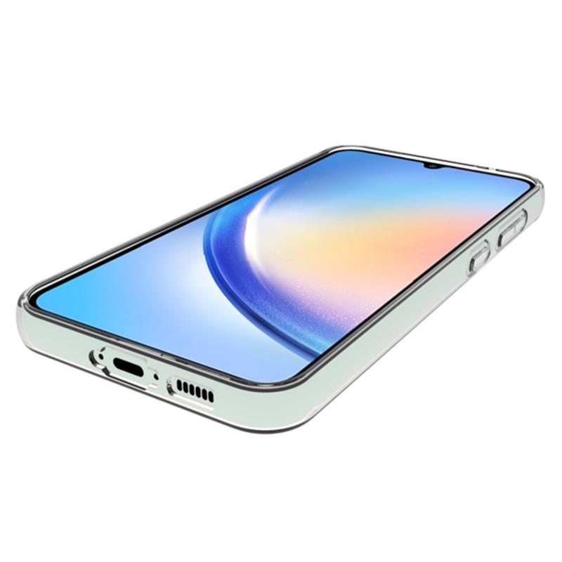 Для Samsung Galaxy S23 FE Прозрачный Глянцевый Чехол из ТПУ для Телефона Без Водяных Знаков