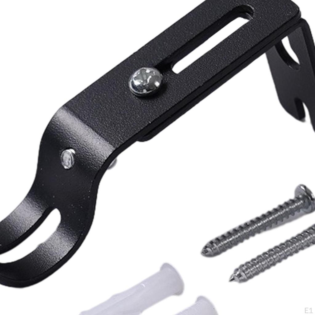 Регулируемый металлический держатель карнизного карниза на 1 дюйм с установкой