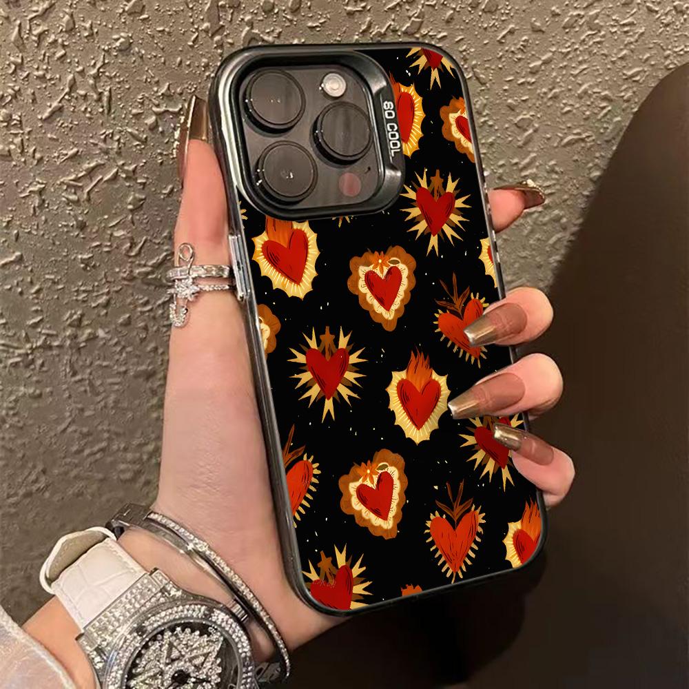 Чехол для телефона с леопардовым принтом для iPhone 16 13 15 14 11 12 17 Pro Max 16 Pro Max Ударопрочный Бампер Броня IMD Чехол Funda Coque Shell
