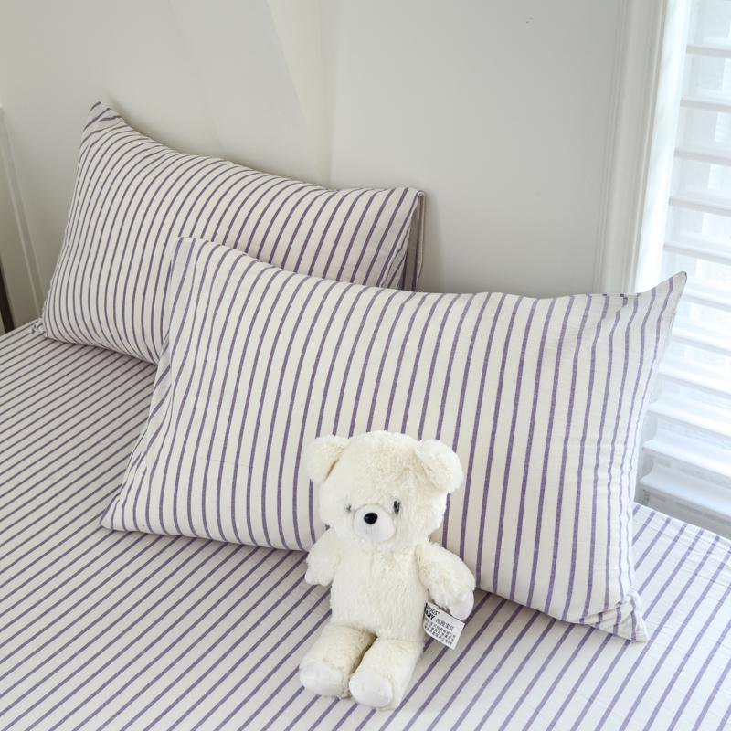 2шт наволочка 100% хлопок наволочка в полоску наволочка 48x74см наволочка для подушки домашняя мягкая наволочка для кровати Fundas de almohada