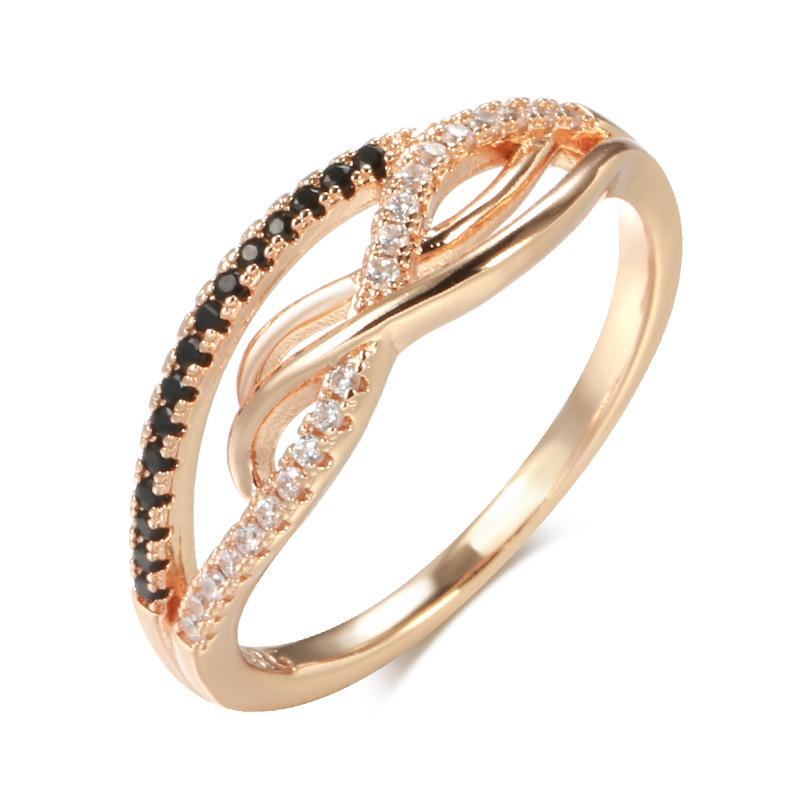 SIMJOO Кольцо с цирконом Fashion Line Lady Ring