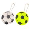 Светоотражающий брелок Bellarino, Светоотражатель, Набор брелоков, Футбольный мяч, Флуоресцентный, Детский, Безопасный, Набор из 2 штук, белый + желтый