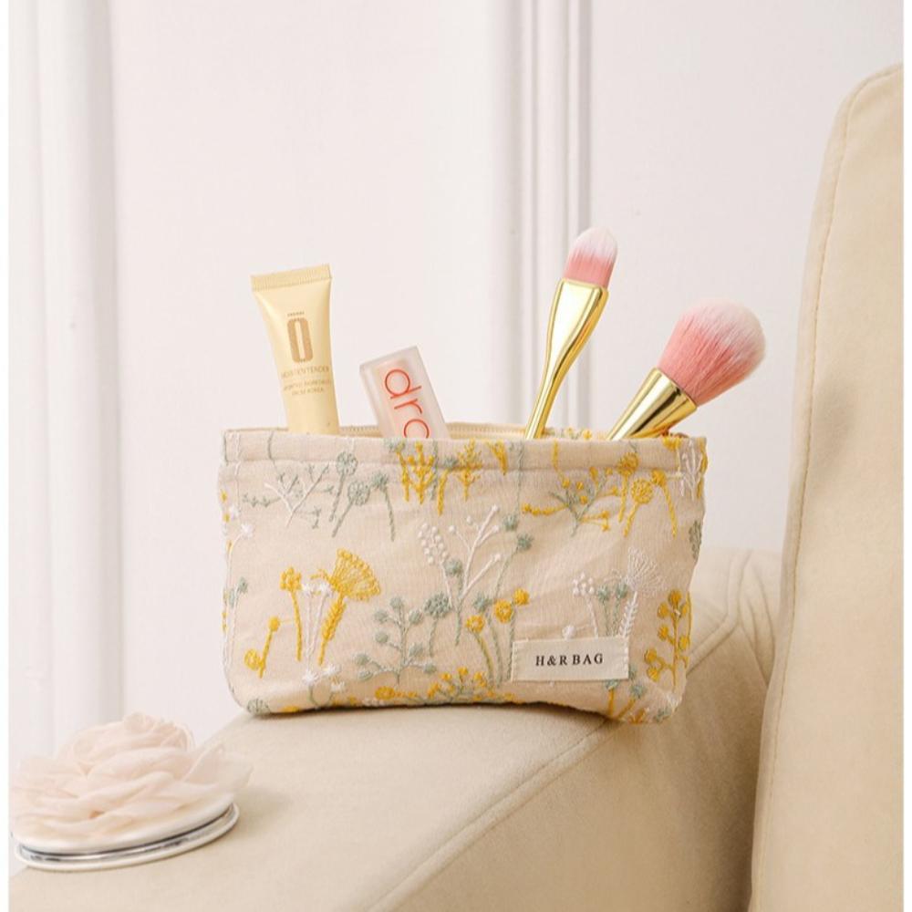Women Cosmetic Bag Large Capacity Makeup Storage Bag Travel Portable Organizer Zipper Wash Bag Multifunction Storage Case