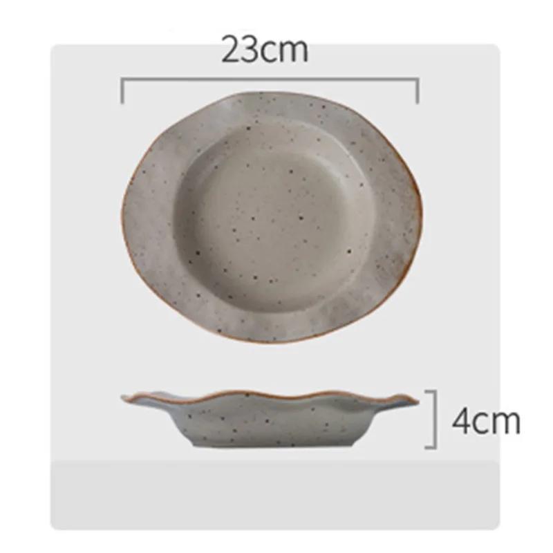 Креативные керамические тарелки в форме листьев лотоса, уникальные нестандартные десертные салатные тарелки, домашние вкусные блюда, обеденная тарелка, изысканная столовая посуда