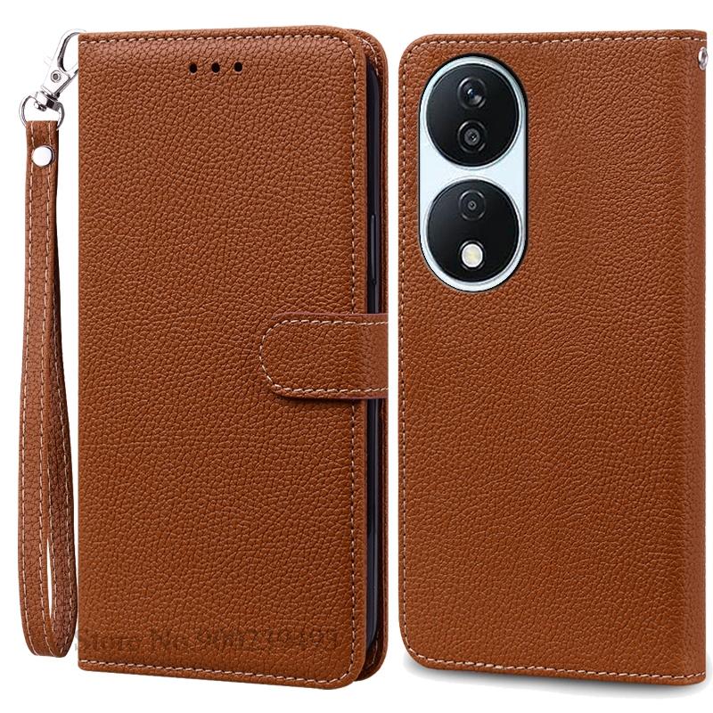 Чехол-кошелек для Honor 90 Smart Case, кожаный флип-чехол, чехол-книжка для Honor 90 Smart 5G, мягкий силиконовый чехол-книжка Fundas