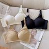 Women Bras Soft Sexy Underwear Inner Push Up Wireless Big Breast Adjustable Brassiere For Female