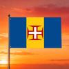 1pc Multi-size Optional Madeira Flag Is Made of 100% Polyester Fiber with 2 Rings, Suitable for Home/garden/outdoor/indoor/use, Wall Banners, Poster B