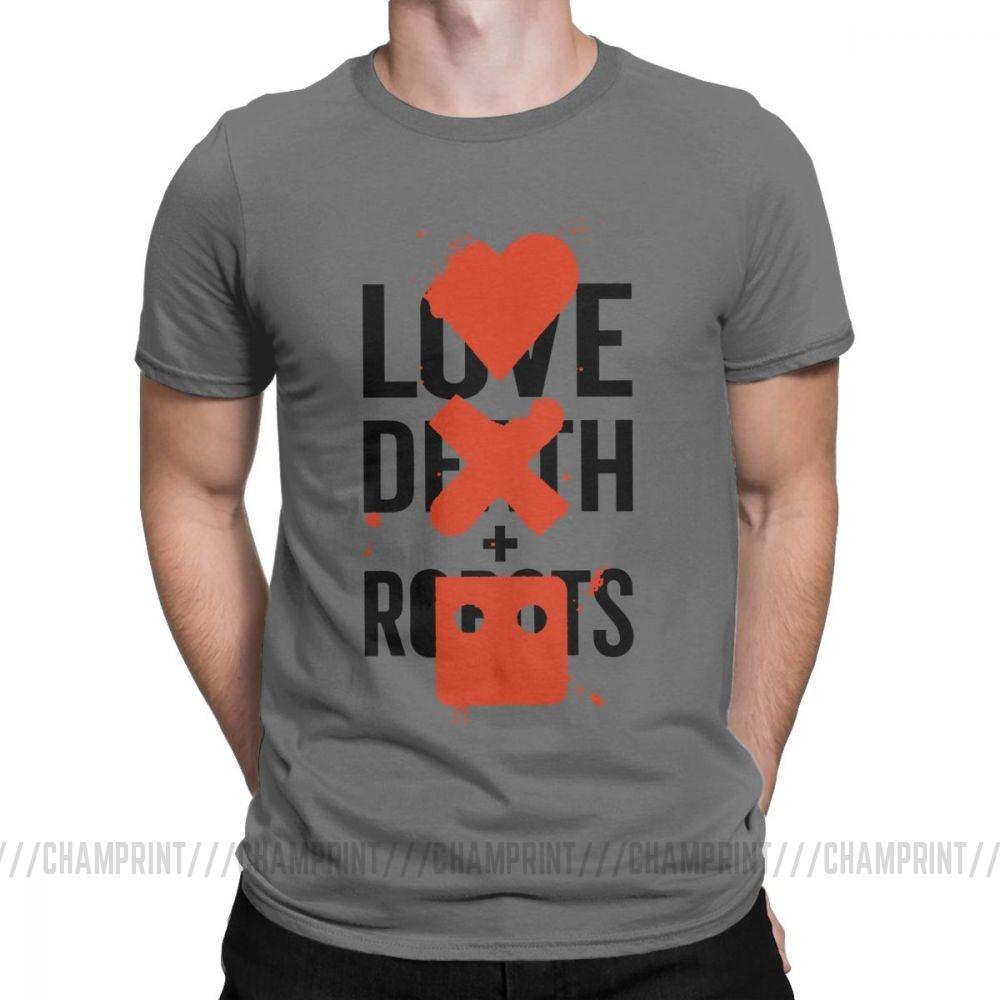 Крутая футболка Love Death And Robots Футболка Большого Фаната Хэви-метал Научная фантастика