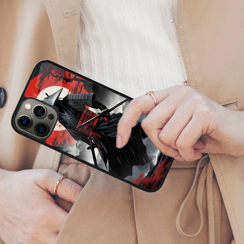Japan Samurai Ninja Magnetic Phone Case For APPLE iPhone 17 Air 16 14 13 12 Pro Max 15 Plus Wireless Charge With MagSafe Cover