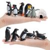 Animals Model Penguin Action Figures Miniature South Pole Animals Penguins Models Kids Gift
