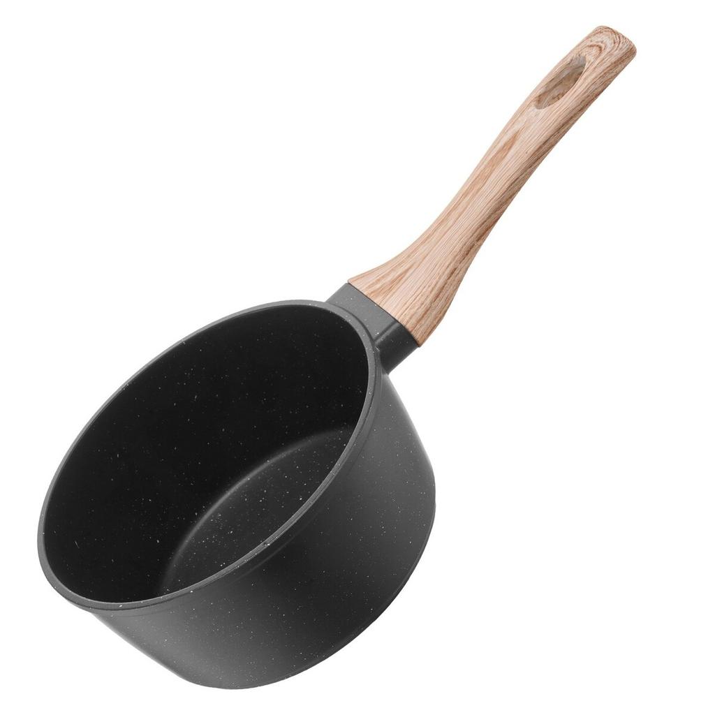 1.5 QT Saucepan, Nonstick Saucepan with Tempered Glass Lid, Multipurpose Cooking Sauce Pot with Detachable Handle, Sauce Pan Small Kitchen Cooking Pot