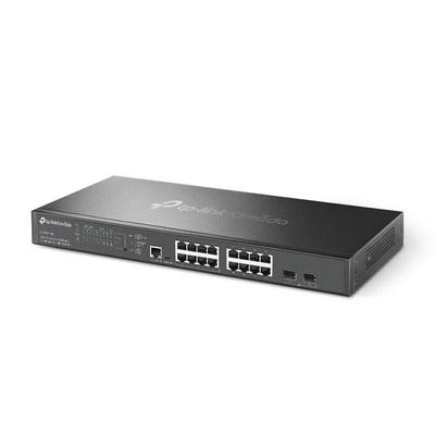 Omada 16 портов 10GE 2 порта управляемый коммутатор с 8 портами UN 1 блок TP-LINK 2.5G & SFP+ L2+ PoE+ SG3218XP-M2