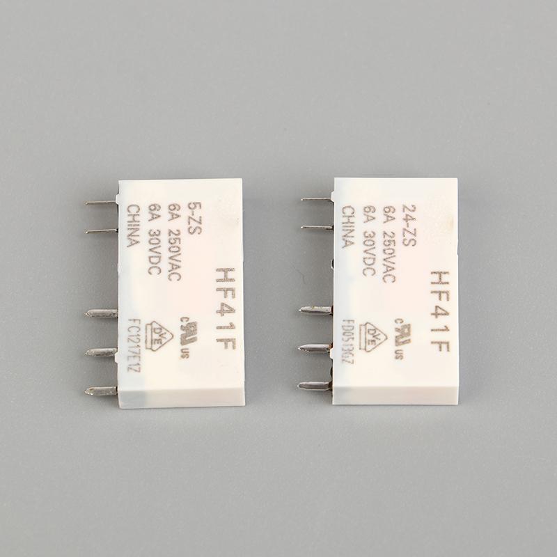 Hf41F-24-Zs Hf41F-12-Zs Hf41F-5-Zs Hf41F-5-Hs Hf41F-12-Hs Hf41F-24-Hs Промышленное реле Сверхминиатюрное силовое реле 41F Hf41F