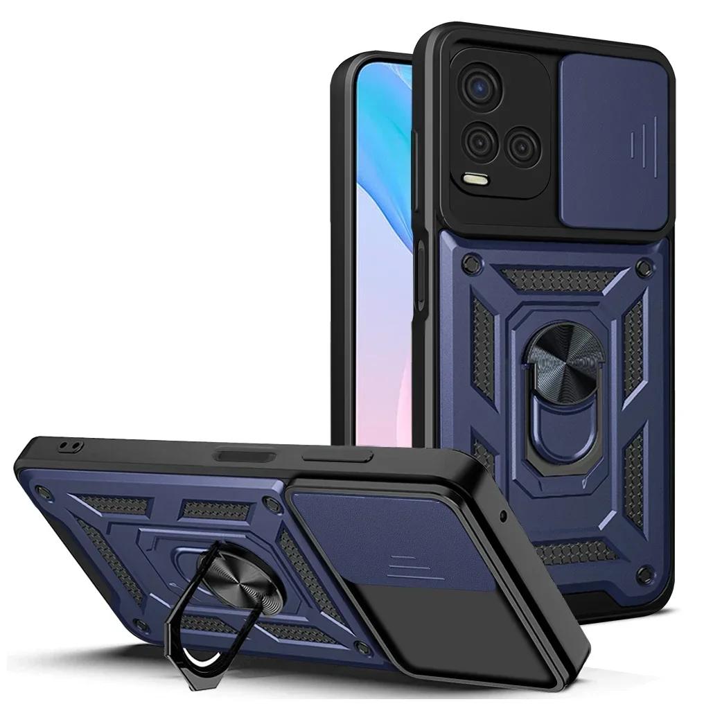 Противоударные бронированные чехлы для телефона VIVO Y28 V30E 5G V30 Pro V30 Lite X100 Pro Y200 iQOOZ7 Y100 V29 V29E Y36 5G Чехол с кольцом-держателем
