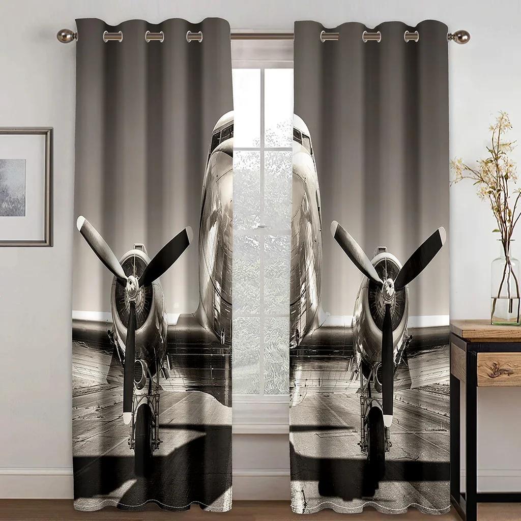 Синий грузовик гоночный автомобиль внедорожник тонкие окна шторы для мальчиков гостиная спальня балдахин декор 2 шт бесплатная доставка