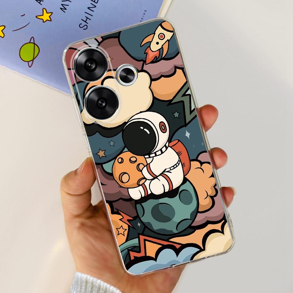 For Xiaomi Poco F6 Case Redmi Turbo3 New Fashion Painted Cover Soft Slim Phone Cases For Xiaomi Redmi Turbo 3 Poco F6 F 6 Bumper