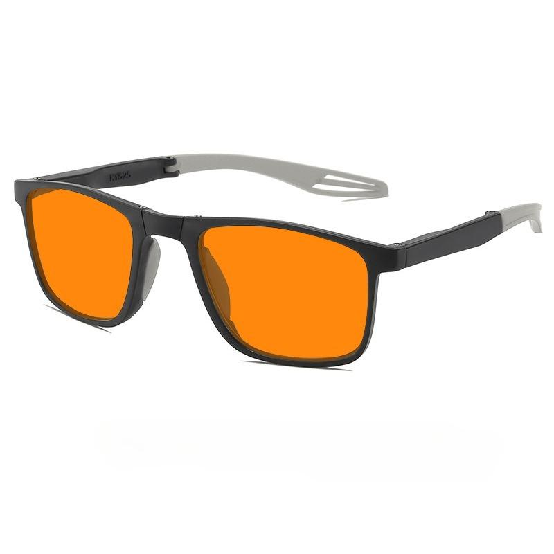 Unisex Portable Folding Plain Glasses Ultra-Lightweight Blue Light Blocking Glasses for Phone Use Computer Work and Gaming