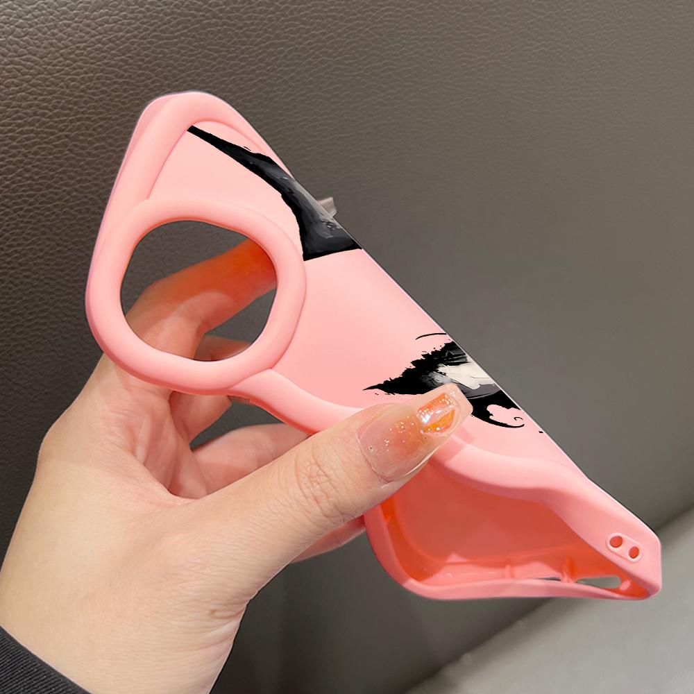 Чехол для телефона Macaron из мягкого силиконового материала с большой волной и кромкой, противоударный защитный резиновый чехол для iPhone Samsung Huawei Honor Xiaomi Redmi OnePlus Moto