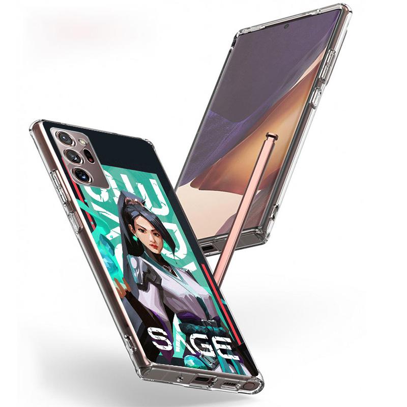 Чехол для телефона Valorant Sage для Samsung Galaxy S26 S25 Edge S24 S23 FE S22 Ultra S21 Plus S20 + Fundas Cover Coque Galaxy S25 S24 S