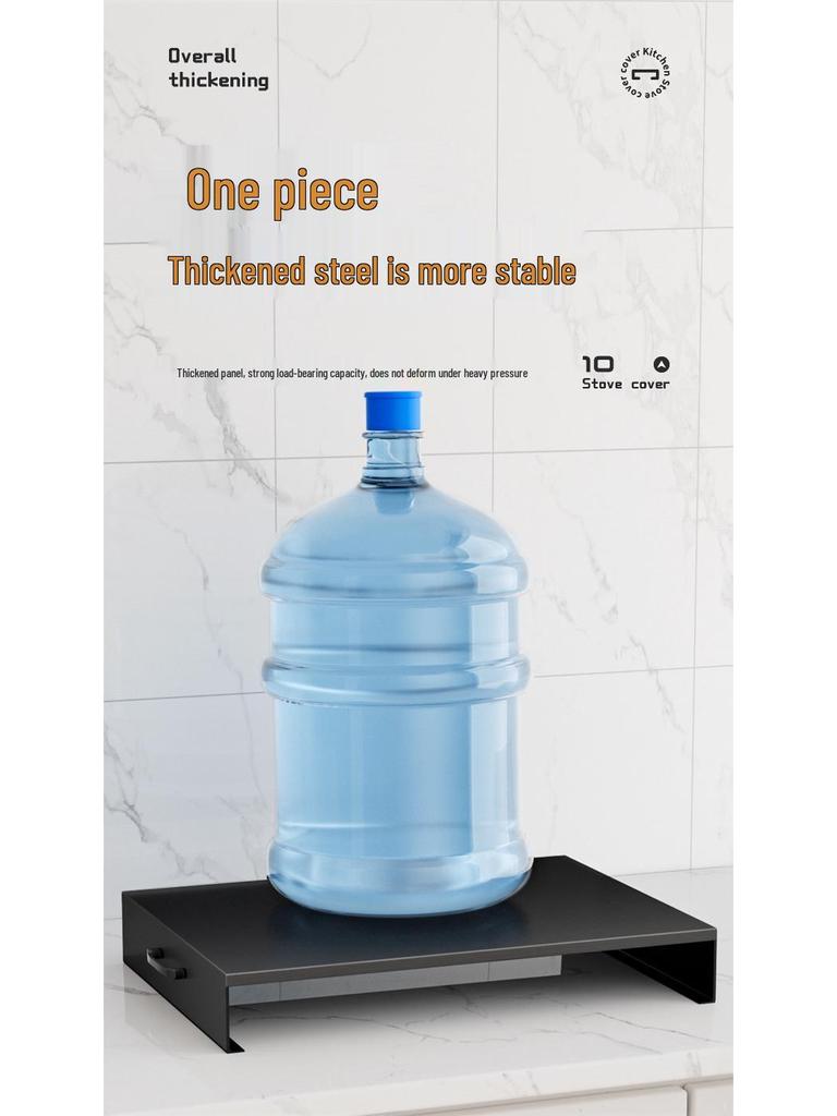 Защитный экран для газовой плиты и органайзер для столешницы с подставкой для кастрюль и перегородкой для индукционной плиты