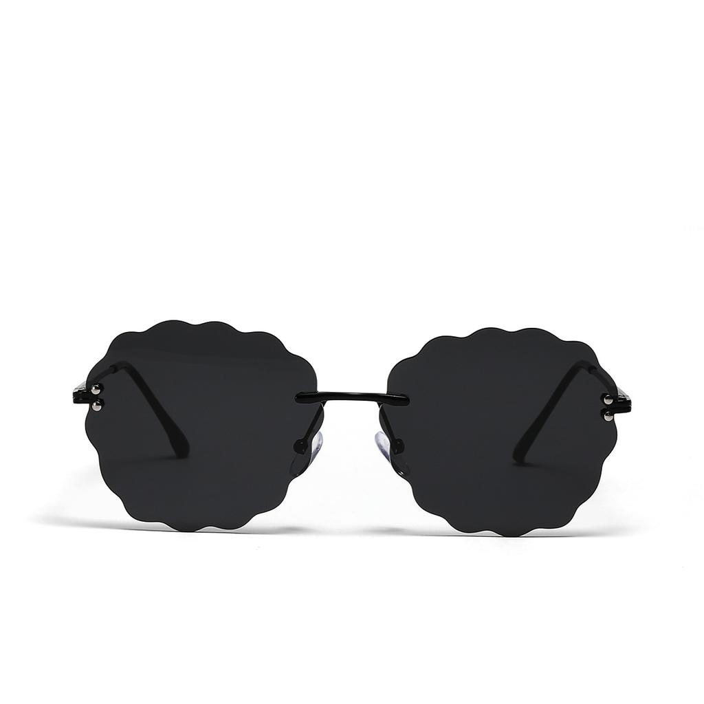 Солнцезащитные очки Cloud Rimless, женские волнистые солнцезащитные очки, мужские очки
