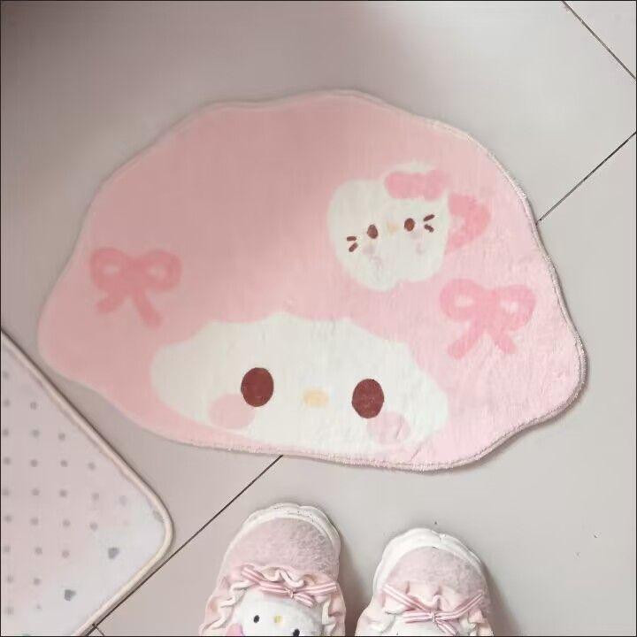 Cartoon Cute Bedroom Bedside Blanket Dresser Makeup Bathroom Bathroom Absorbent Non-slip Foot Pad