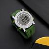 BUREI Watch Digital LED Display Waterproof Watch Stylish Sports Date Multifunctional Outdoor Watch Green Men's Men's