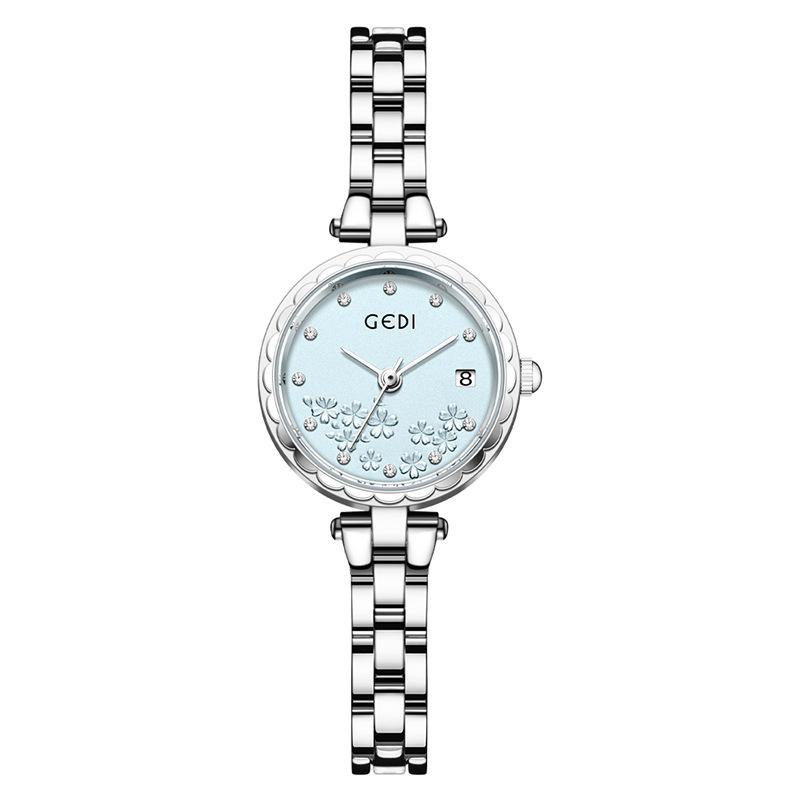 Niche high-end alloy watch student party exquisite medieval quartz watch women's waterproof bracelet watch