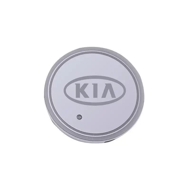 AFT2 2PCS Car LED Luminous Water Cup Holder Mat for KIA K2 K3 K4 K5 KX3 RIO Sportage Sorento Soul Ceed Cerato Optima Oprius Forte