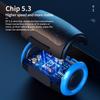 TSN-1 Портативная колонка Беспроводные Bluetooth-колонки с 5.3 стерео FM/SD/USB Disk/Aux режимами Водонепроницаемая для наружного Hi-Fi звука