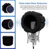Punctualgood Microphone Pop Filter, Acoustic Sponge, Soundproof Foam Cover for Microphones, Wind Protection Shield for Home Live Studio Recording