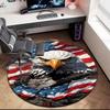 1 шт. США. солдаты и вооруженные силы Круглый ковер Расписной Печатный круглый ковер, домашний коврик для двери, коврик для защиты в путешествиях на открытом воздухе