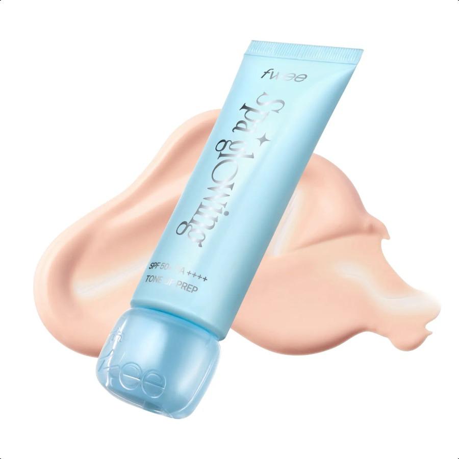 Fwee Spa Сияющий UV-тон для выравнивания тона Подготовка (SPF30 Полу-сияющий/SPF50+Влажное сияние) (Набор/Одиночный) (2 оттенка)