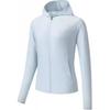 Training Series Sports Casual Simple Solid Color Hooded UV Protection Sun Protection Clothing Women Outerwear Dream-Shadow-Blue 962527705-1