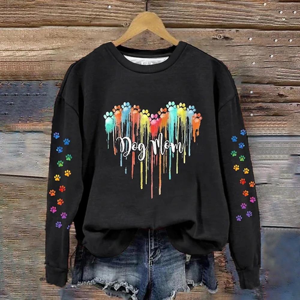 Halloween Women's Long Sleeve 3d Skull Printed Round Neck T-shirts Tops Casual Hoodies Sweatshirt Winter & Autumn Plus Size