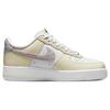 Nike Air Force 1 07 LV8 Just Stitch It - White Shade Green Unisex Sneakers Cream Peak-White Coconut-Milk FB1852-111