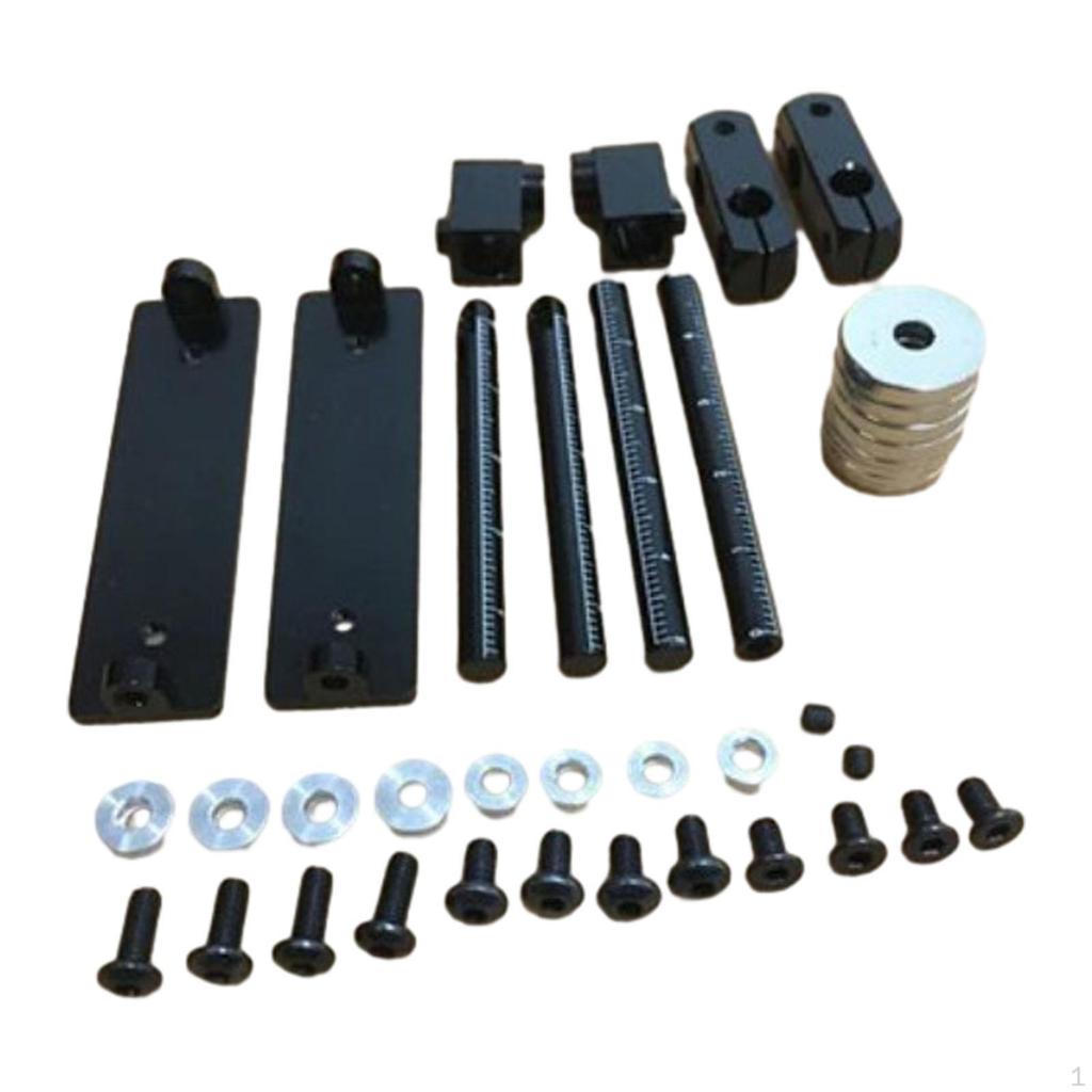 1/10 RC Adjustable Body Post Mount Kit Aluminum Alloy Parts for Model 416
