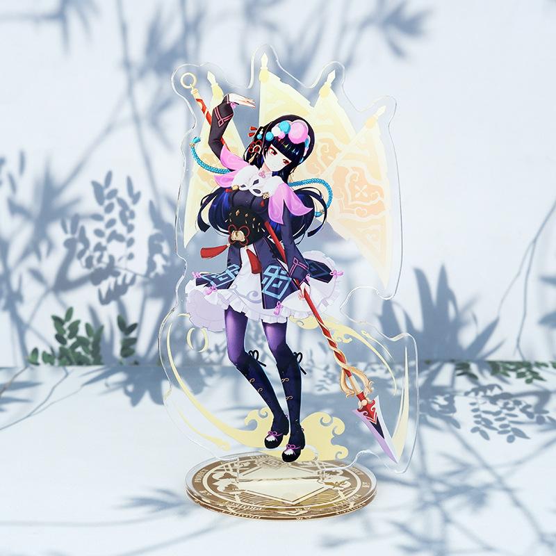 Anime Game Open World Impact Acrylic Cosplay Character Stand Acrylic Figure Stand Painted Desk Decor Ornament Gift