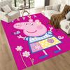 Peppa Pig Garden Adventure Square rugs are a great choice for living rooms, bedrooms, home décor, and as gifts.