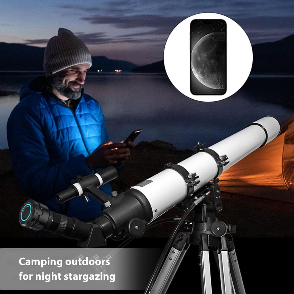 Wireless WiFi Digital Eyepiece for Telescope Camera 4K Video Recording Photo Taking Built In Battery Electronic